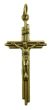  Rosary Crucifix - 3 Bar Bronze 3.8 cm    (Minimum quantity purchase is 2)