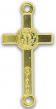  St. Benedict Crucifix Our Father Bead, Gold Tone - 1"  (Minimum quantity purchase is 6)