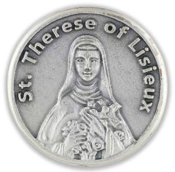 St. Therese of Lisieux Pocket Token   (Minimum quantity purchase is 1)