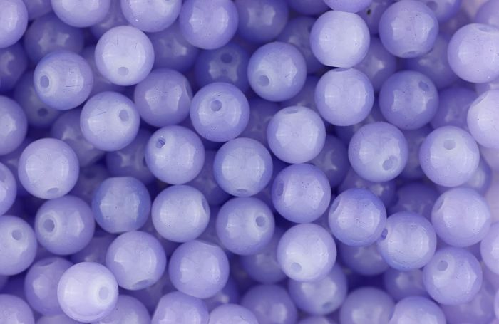  Purple Thistle Glass Beads - 8mm - pkg 60 (Minimum quantity purchase is 1)