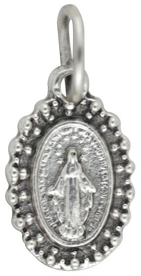 Ornate Miraculous Medal - 1/2 inch (Minimum quantity purchase is 5)
