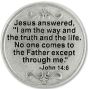 John 14:6 "I Am the Way" Pocket Token    (Minimum quantity purchase is 1)