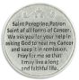 Saint Peregrine Pocket Token - Patronage: All Cancers   (Minimum quantity purchase is 1)