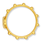  Divine Mercy Rosary Ring, Gold Tone / Extra Large *  (Minimum quantity purchase is 5)