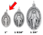  Miraculous Medal - English - Made In Italy 1 in   (Minimum quantity purchase is 3)