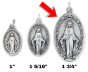   XL Miraculous Medal - 1 3/4" (Minimum quantity purchase is 1)