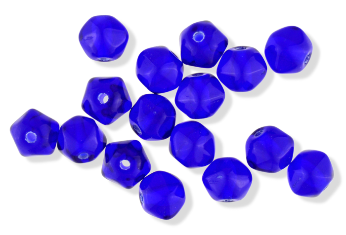  Czech Crystal Faceted Birthstone Beads 7mm Sapphire - pkg of 60    (Minimum quantity purchase is 1)