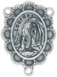  Scalloped Edge Our Lady Of Lourdes Image Center Piece     (Minimum quantity purchase is 2)