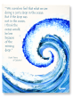 Mother Teresa “Drop in the Ocean” Quote Plaque – Catholic Wall Art Gift, 7.5 x 5.75" - Mother's Day Closeout Sale  *  (Minimum quantity purchase is 1)