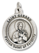 St Gerard, Patron Saint of Fertility - 7/8" (Minimum quantity purchase is 1)