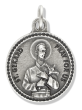 St Gerard (Fertility) Round Medal - 7/8", Silver Ox  * (Minimum quantity purchase is 3)