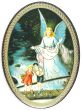 Guardian Angel Icon - Oval - 5 3/4"  * (Minimum quantity purchase is 1)