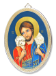  Jesus the Good Shepherd Oval Wall Plaque - 5 3/4"     (Minimum quantity purchase is 1)