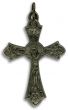   Grapes and Vine Crucifix - Gun Metal Finish  (Minimum quantity purchase is 2)