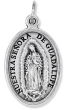 Our Lady of Guadalupe / Divine Mercy Jesus Medal - 1"  (Minimum quantity purchase is 5)