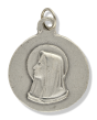 Our Lady of Lourdes / St Bernadette Medal, Round - 1 1/8"  (Minimum quantity purchase is 1)