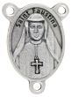Divine Mercy with Red Enamel / St Faustina Centerpiece  - 1"    (Minimum quantity purchase is 2)