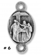  Seven Sorrows Medals Parts Set - pkg of 8  (Minimum quantity purchase is 1)