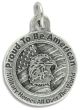  St Christopher / Proud To Be American Medal (Minimum quantity purchase is 1)