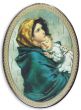  Madonna of the Streets Icon - Oval - 5 3/4"  