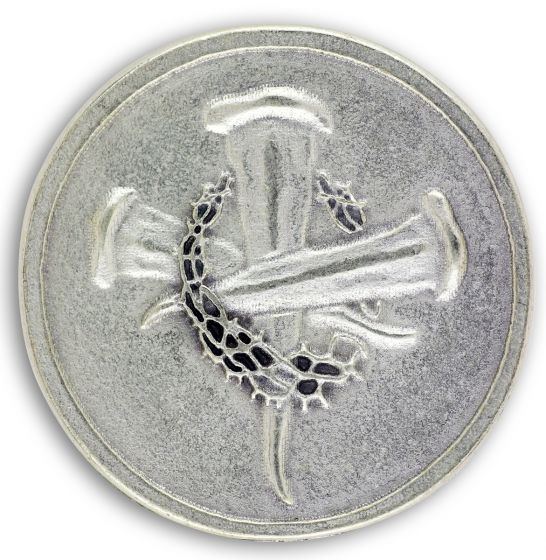   John 3:16 Pocket Token - Nails and Crown of Thorns (Minimum quantity purchase is 1)