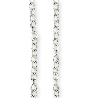  Continuous Rosary Chain - Silver OX 0.7mm Heavy Duty - 20 ft   