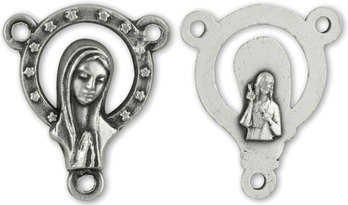    Our Lady Rosary / Jesus Center Piece - Medium     (Minimum quantity purchase is 3)