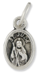  St Jude / Pray for Us Medal - Oxidized 1/2 inch  (Minimum quantity purchase is 2)