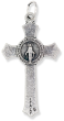 Miraculous Medal Flared Edge Crucifix - 1.5 inch     (Minimum quantity purchase is 1)