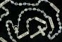  The Mysteries Rosary with Clear Crystal 8 mm Beads - 22"   (Minimum qty. purchase is 1)  