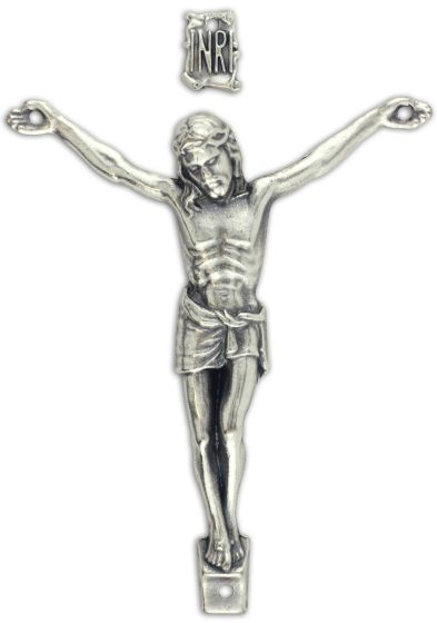 2 3/4" Corpus - Silver Oxidized, Made in Italy *  (Minimum quantity purchase is 1)