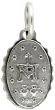  Miraculous Medal with Open Border in Red - 9/16" (Minimum quantity purchase is 1)