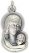 Blessed Mother and Infant Jesus Medal -  1 3/8" (Minimum quantity purchase is 5)