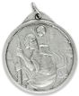  XL St Christopher / Basilicas of Rome Aluminum Medal - 1 1/2"   (Minimum quantity purchase is 1)
