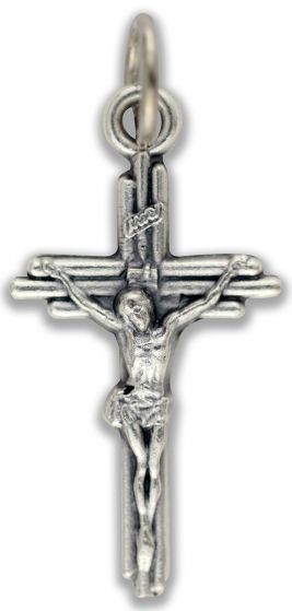 Mission Rosary Crucifix - 3 Bar Rosary Crucifix - 1"  (Minimum quantity purchase is 2)