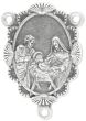  Holy Family Shell & Scalloped Edge Center Piece - 1 1/4"    (Minimum quantity purchase is 1)