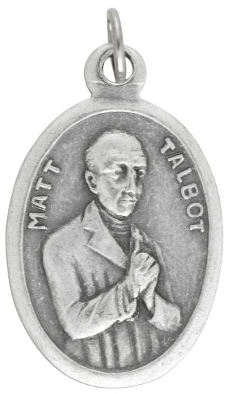  Venerable Matt Talbot / Patron of those struggling with Alcoholism - Italian Silver OX 1 inch *  (Minimum quantity purchase is 3)