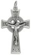 Celtic Crucifix - 1 5/8" Silver Oxidized, Made in Italy  * (Minimum quantity purchase is 2)