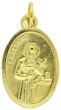St Gerard Medal (Pray for Us) - 1" Gold Plated, Made in Italy *  (Minimum quantity purchase is 2)