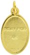 St Gerard Medal (Pray for Us) - 1" Gold Plated, Made in Italy *  (Minimum quantity purchase is 2)