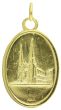   St Anne of Beaupre Medal, Gold Tone - 1 Inch (Minimum quantity purchase is 3)