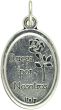  Guardian Angel / Ruega por Nosotros Medal - Silver Oxidized Die Cast - 1" (Minimum quantity purchase is 3)