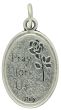 Our Lady of Guadalupe Medal in English - Silver Ox, 1"   (Minimum quantity purchase is 2)