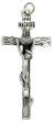 Log Crucifix – 2 1/4" Silver Oxidized, Made in Italy  * (Minimum quantity purchase is 2)