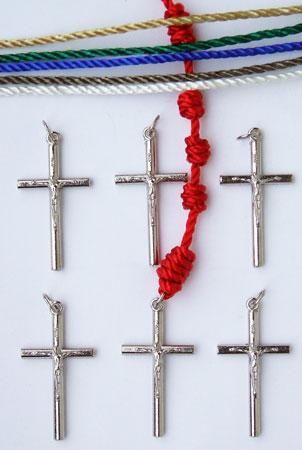 Buy Multi Colored Knotted Cord Rosary Kits