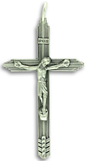   Large Lined Crucifix - 2 1/4" (Minimum quantity purchase is 1)