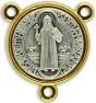   St. Benedict Center Piece  - Two Tone - 5/8" (Minimum quantity purchase is 1)