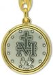 Round Two-Toned Miraculous Medal Key Chain - 3 1/4" (Minimum quantity purchase is 1)