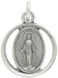   Round Miraculous Medal with Cut-out Border - 1 in.     (Minimum quantity purchase is 2)