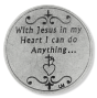 Sacred Heart of Jesus Pocket Token   (Minimum quantity purchase is 1)
